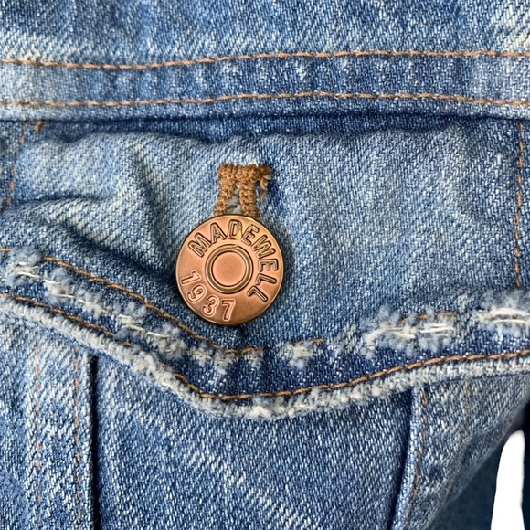 Madewell The Jean Jacket Distressed Size XS - Picture 6 of 12